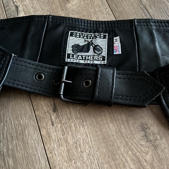 Leather motorcycle chaps California Creations - Picture 5 of 5